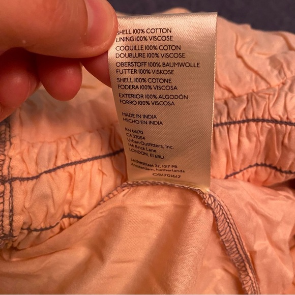 Free People Forget Me Not midi dress peach combo - Picture 13 of 14